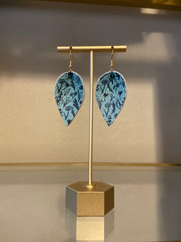Turquoise Floral Petals