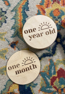 Sunshine Baby Monthly Milestone Set