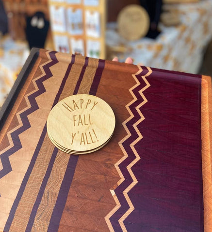 Happy Fall Y’all Coaster Set