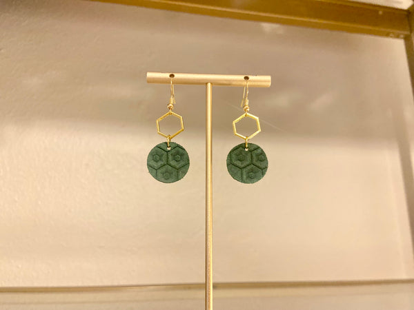 Green and Gold Geometrics