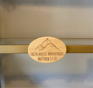 Faith Moves Mountains Magnet