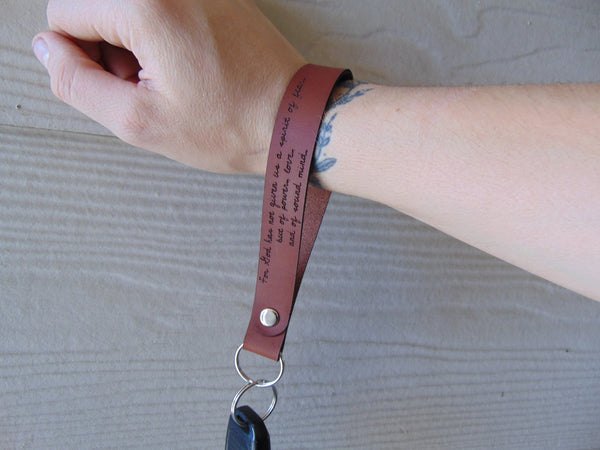 Custom Wristlet Keychain