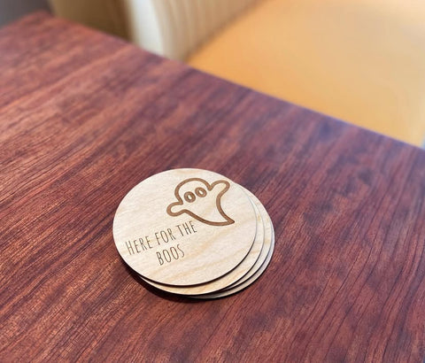 “Here for the Boos” Coaster Set