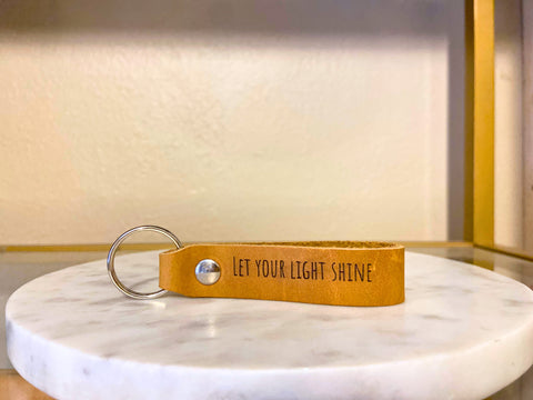 Matthew 5:16 Keychain
