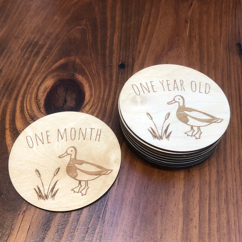 Little Duckling Baby Monthly Milestone Set